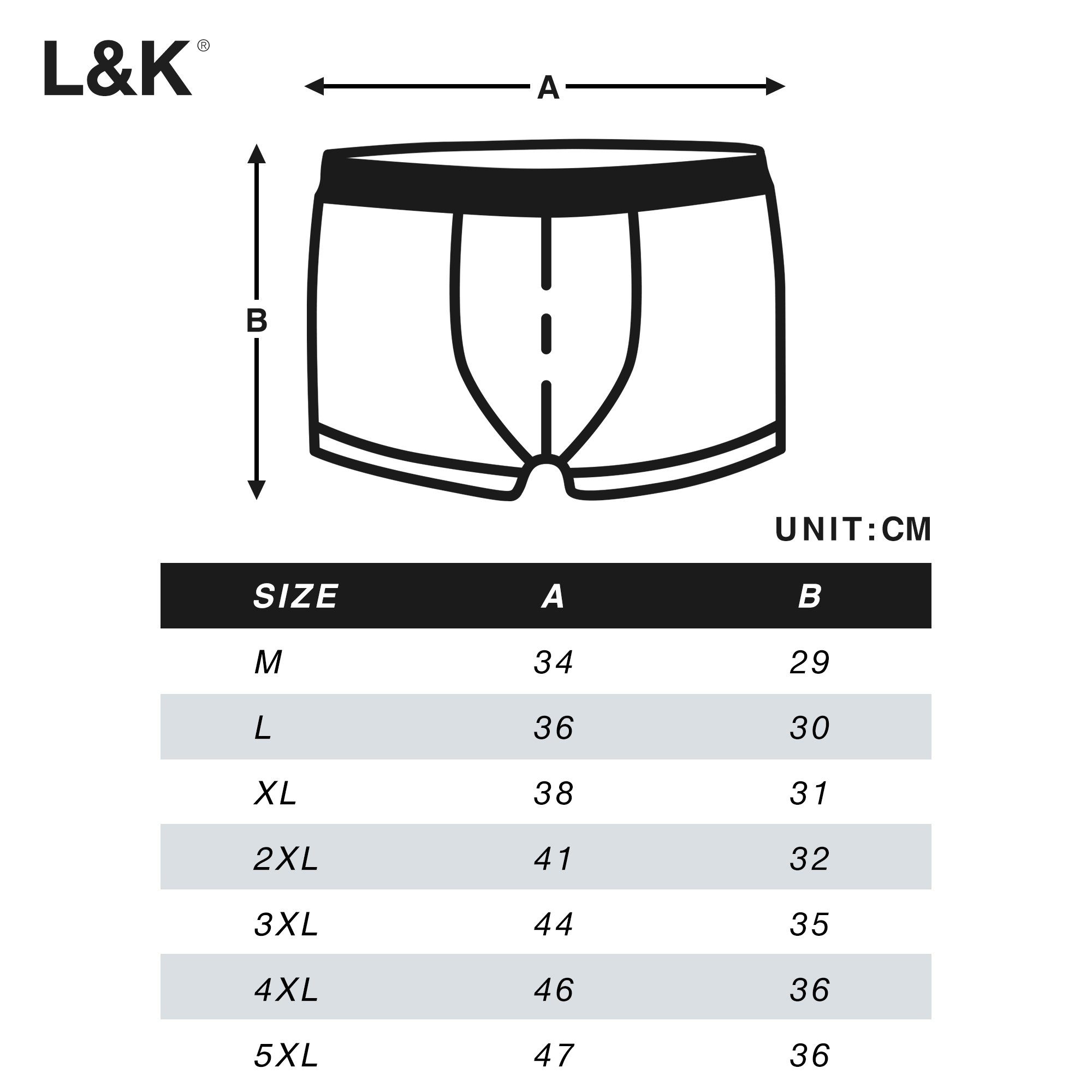 L&K Boxershorts 1102-1120 (10er-Pack) Unterhosen Baumwolle aus Herren
