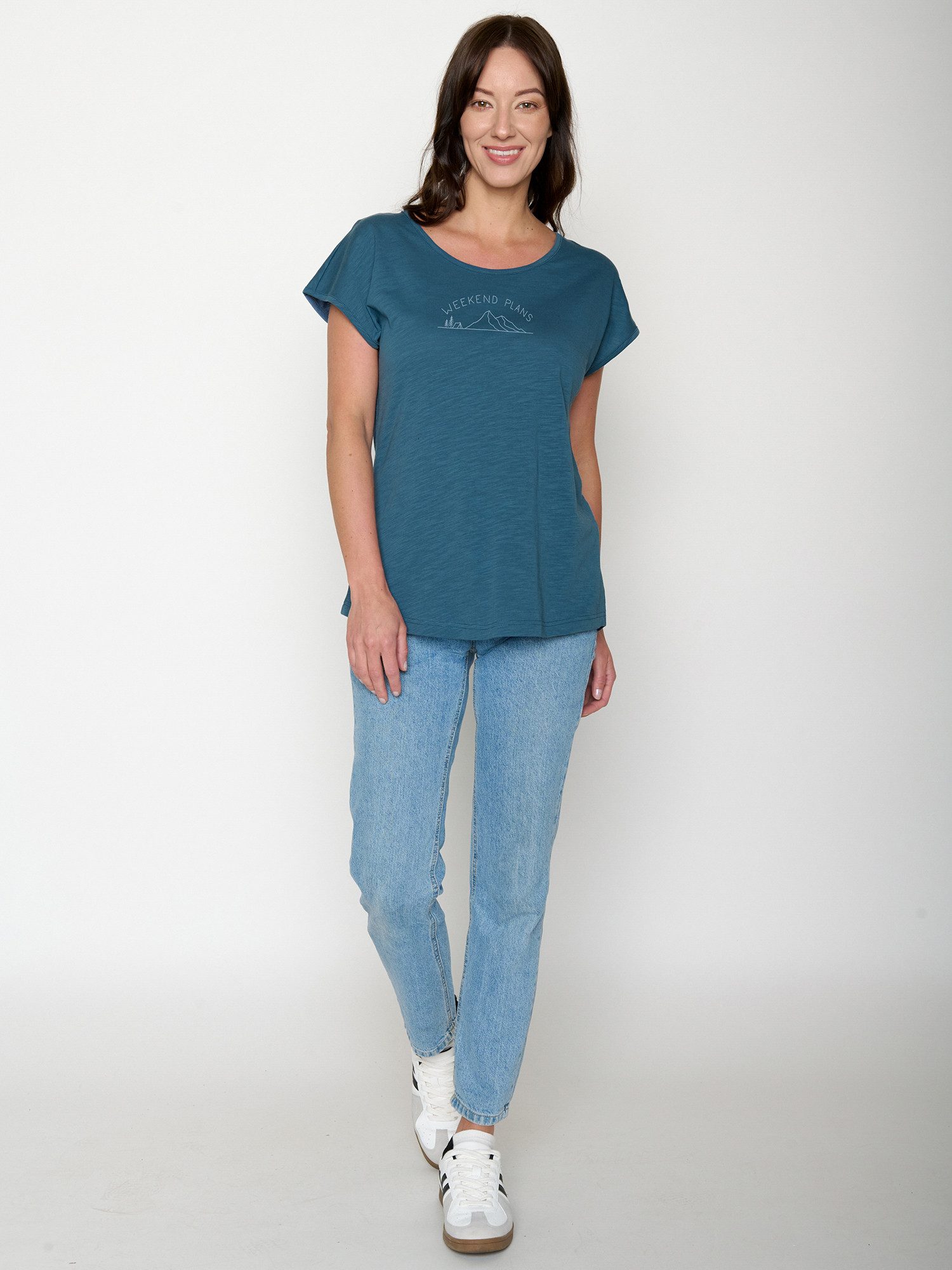 GreenBomb T-Shirt Cool Weekend Plans (1-tlg) Rundhalsausschnitt, Bio-Baumwolle, GOTS Zertifiziert