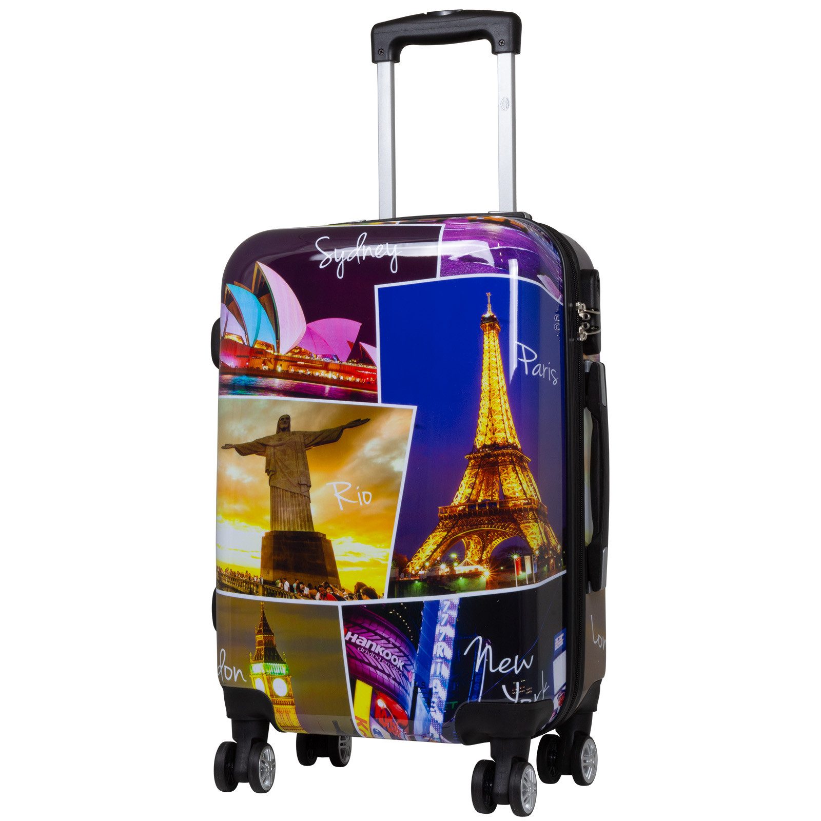 Trendyshop365 Hartschalen-Trolley Janeiro, bunter Koffer mit günstig online kaufen