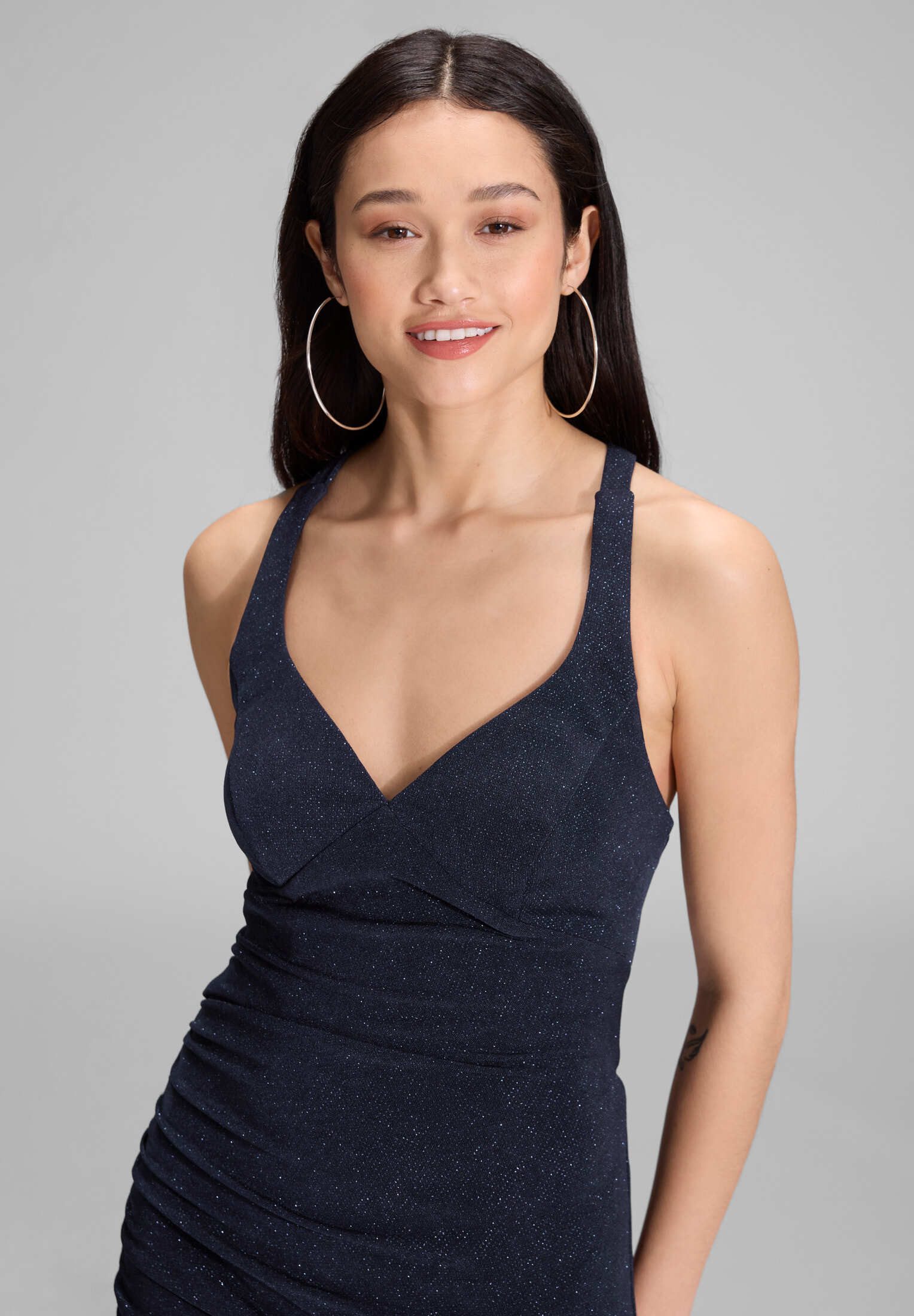 Hey Kyla Abendkleid - Bodycon-Kleid mit Schimmereffekt Figurbetonte Passform