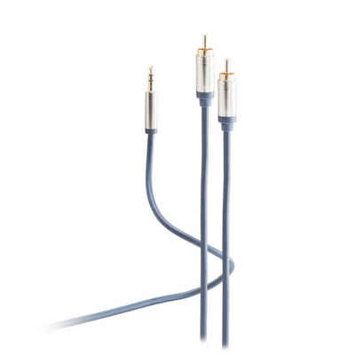 Flexline® »Flexline®-3,5mm Audio Klinkenkabel, hochflexibel,« Audio-Kabel, (75 cm)