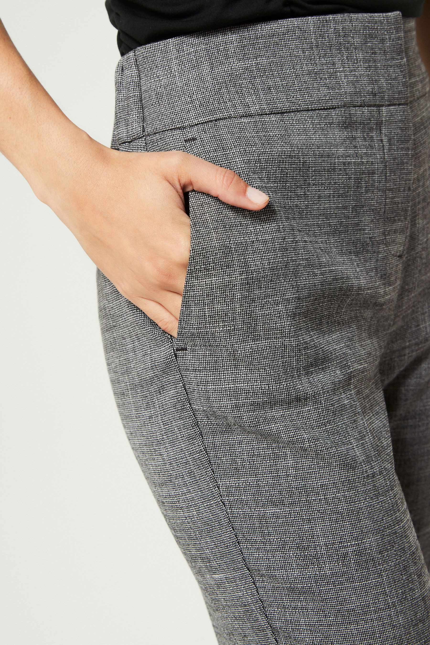 Next Bootcuthose Edle Bootcut-Hose, Kurzgröße (1-tlg)
