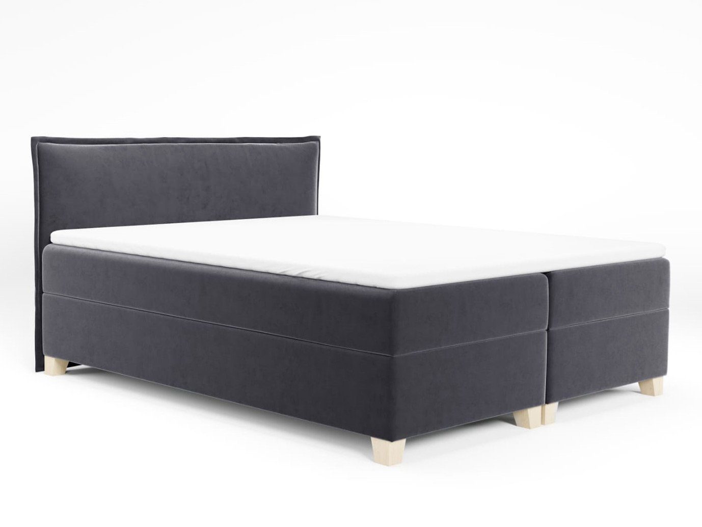 Sofnet Boxbett Fren (mit zwei Bettkästen, Bonell-Matratze und Topper), Dopp günstig online kaufen