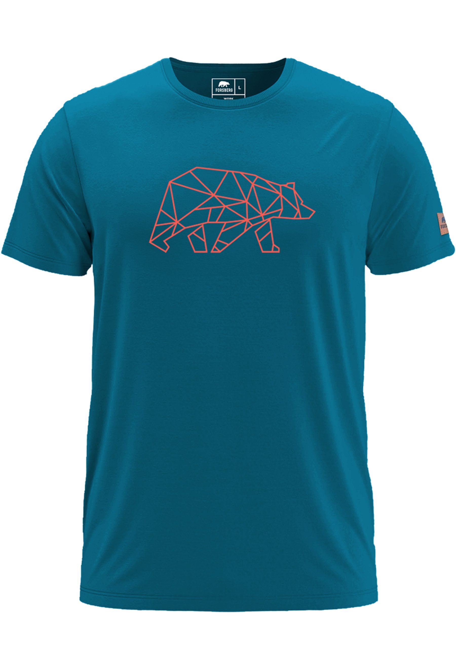 T-Shirt Finnson T-Shirt mit Brustlogo