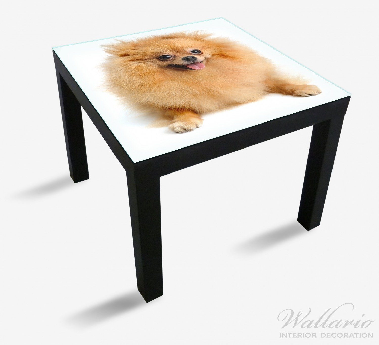 Wallario Tisch Spitz (1 geeignet Lustiger Lack Ikea Tischplatte St), für niedlicher