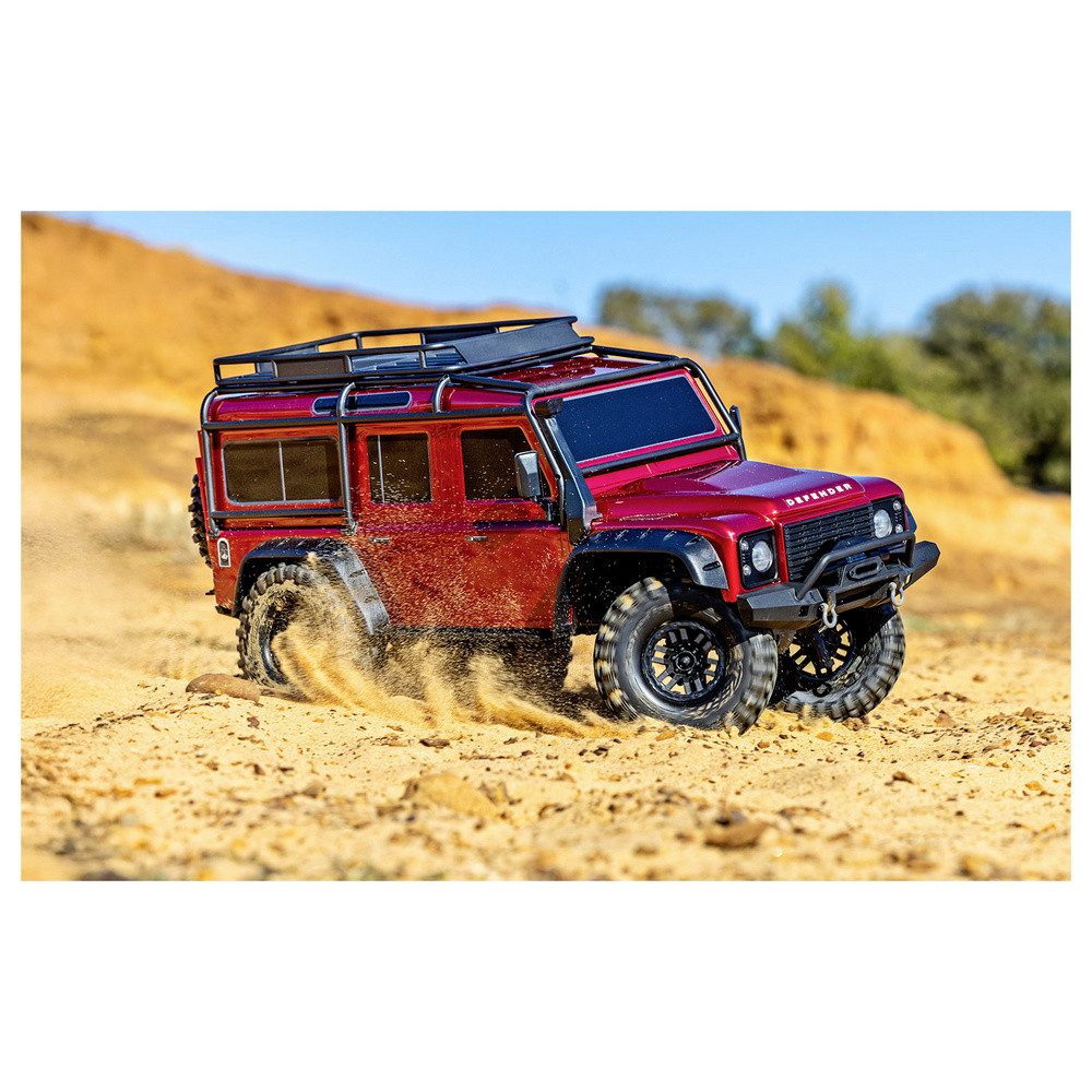 Traxxas RC-Auto Traxxas TRX-4 Land Rover Defender Brushed 1:10 RC Modellauto Elektro C