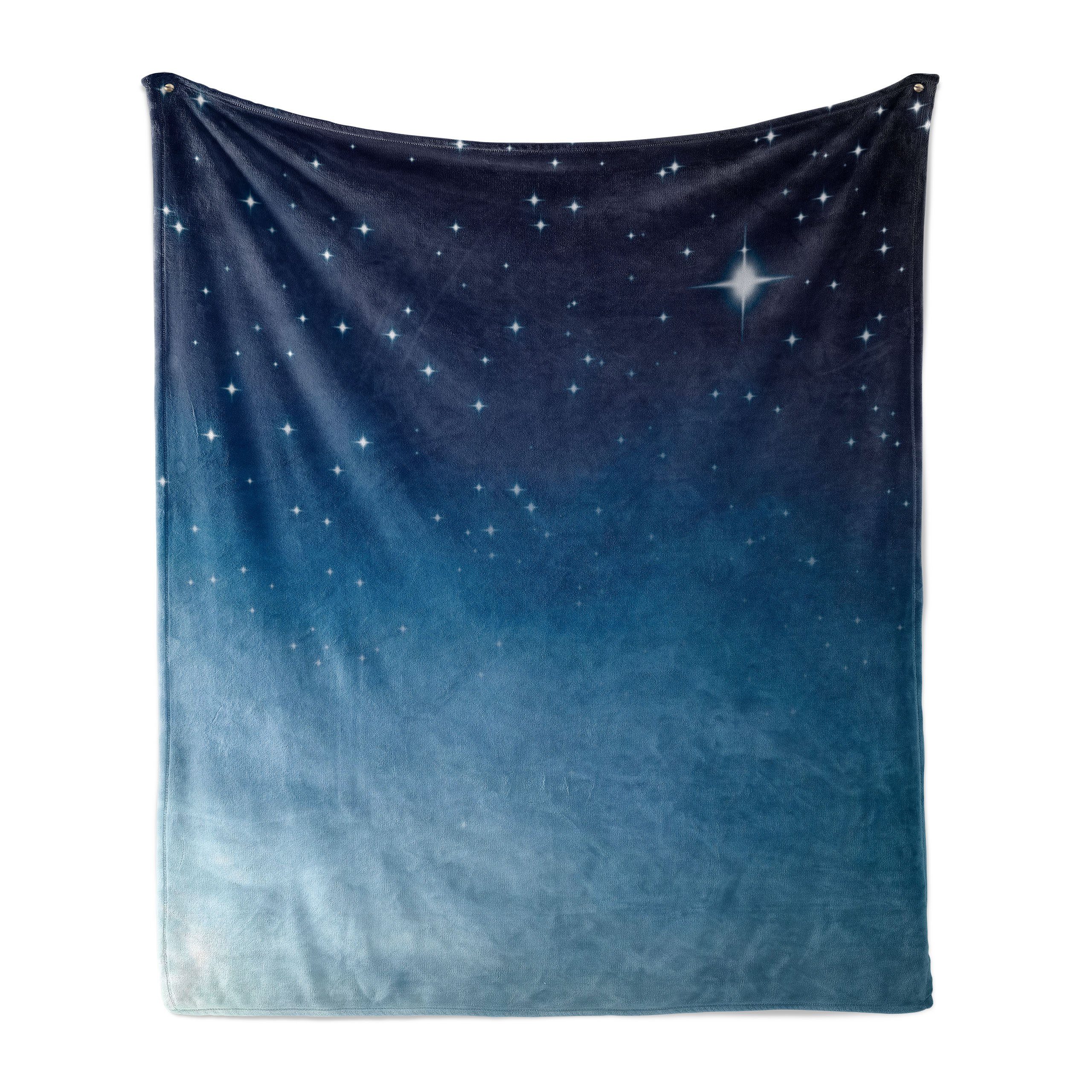 Wohndecke Gemütlicher Plüsch Nacht Cosmos den für Innen- und Universe Außenbereich, Abakuhaus, Sky Ombre