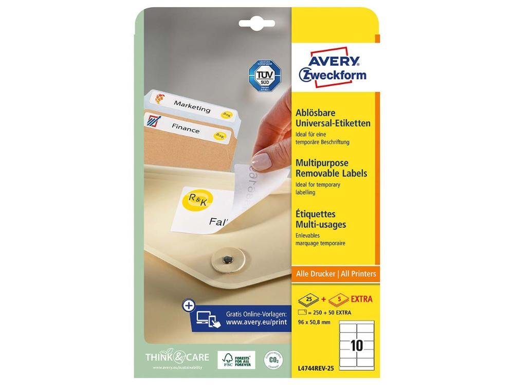 Thumbnail - Avery Zweckform Etiketten Avery Zweckform Universaletiketten 'L4744REV-25' 9