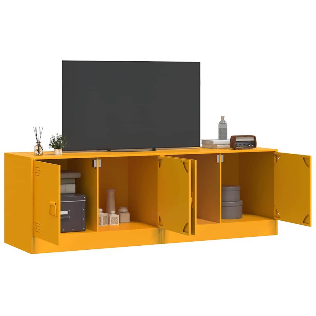 vidaXL TV-Schrank TV-Schränke 2 Stk. Senfgelb günstig online kaufen