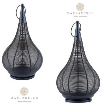 Marrakesch Orient & Mediterran Interior Kerzenlaterne Orientalische Laterne Windlicht 36cm, Laternen Askil Dekoration, aus traditioneller Handarbeit