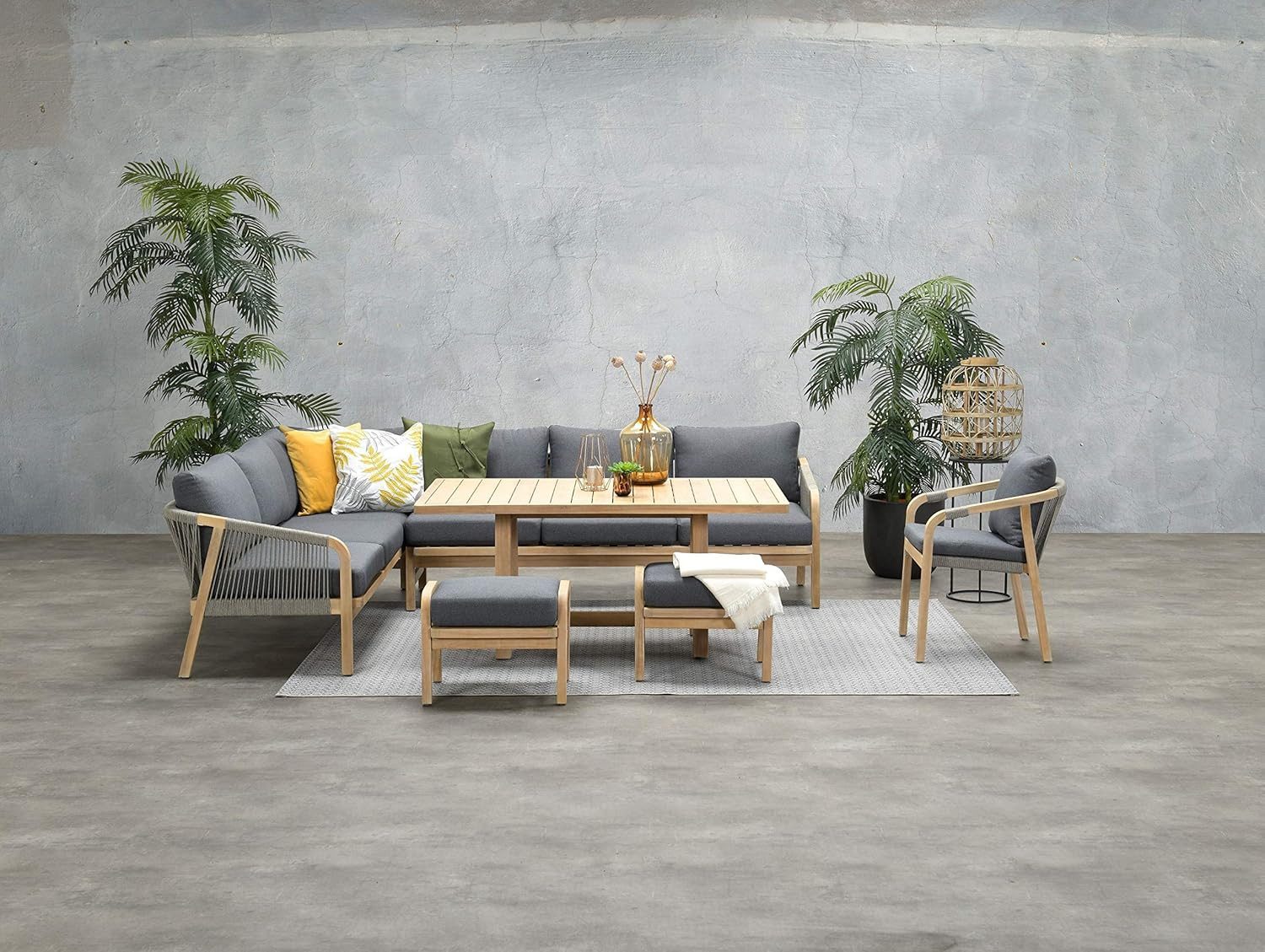 Garden Impressions Gartenlounge-Set "Santos links", Gartenmöbelset, günstig online kaufen