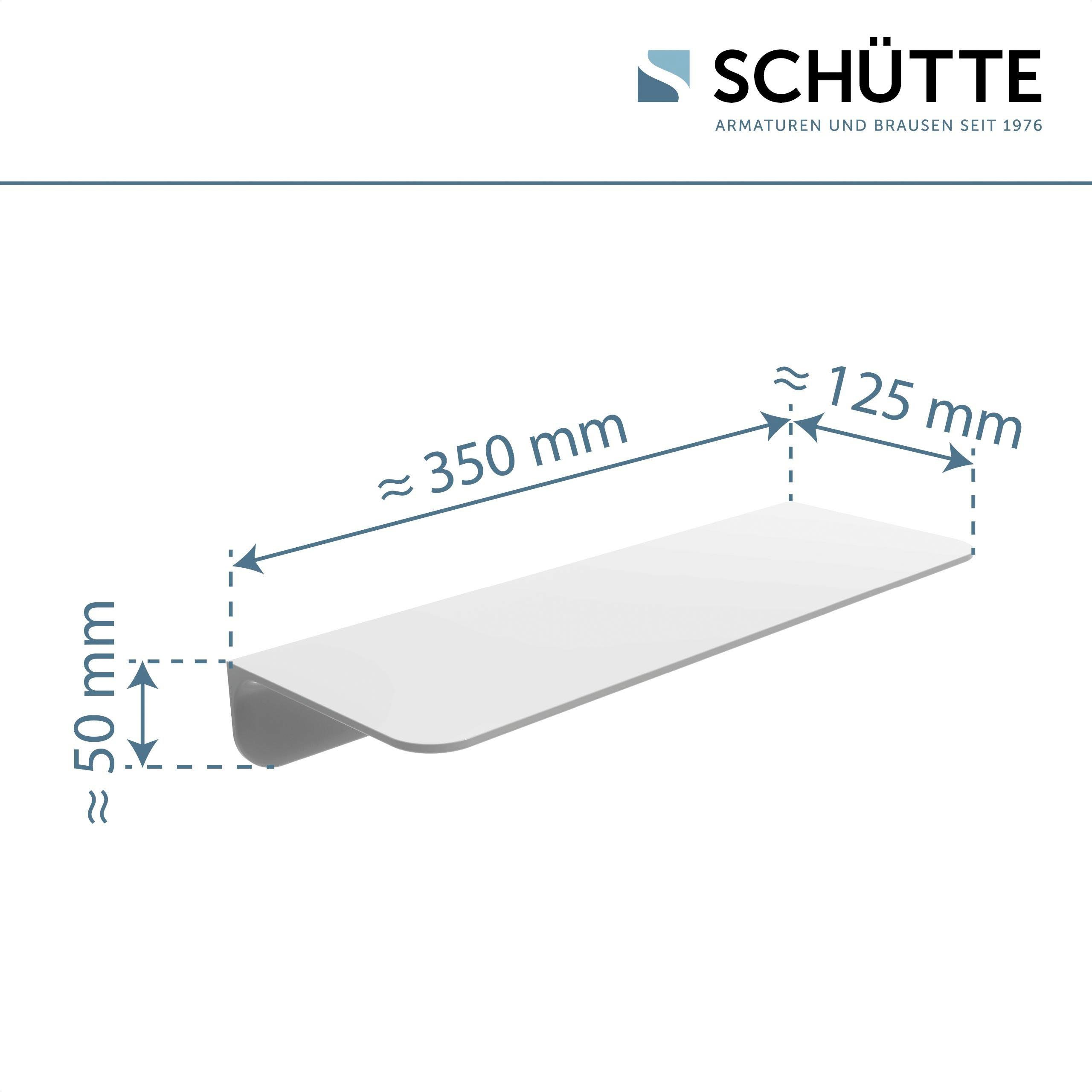 Schütte Duschregal, in Badezimmer für oder Anthrazit Regal Bad ohne Weiß Bohren