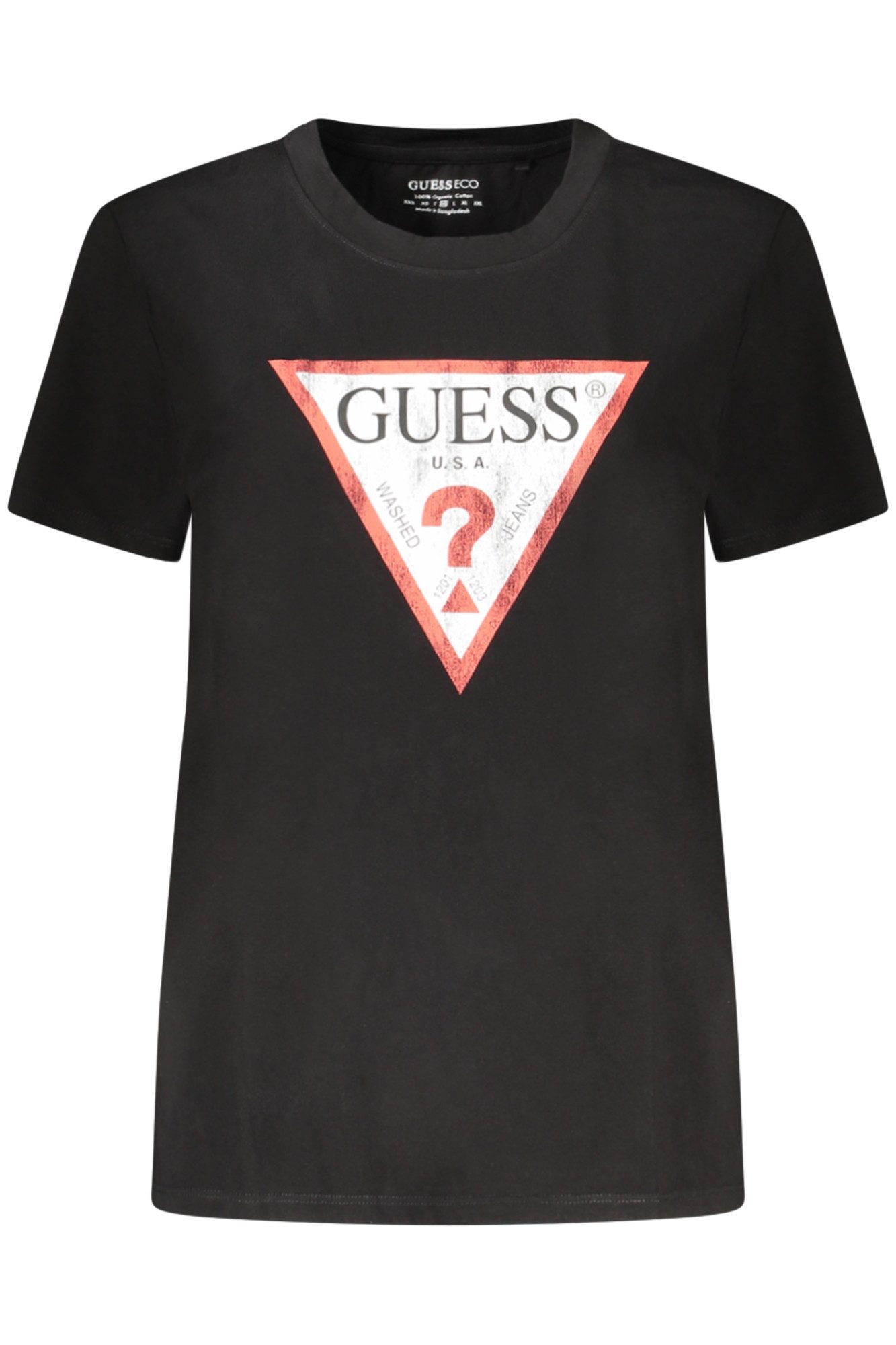 GUESS JEANS T-Shirt Damen Kurzarm T-Shirt günstig online kaufen