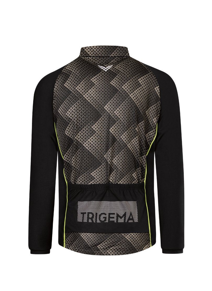 Material Trigema TRIGEMA Fahrradjacke aus atmungsaktivem Trainingsjacke