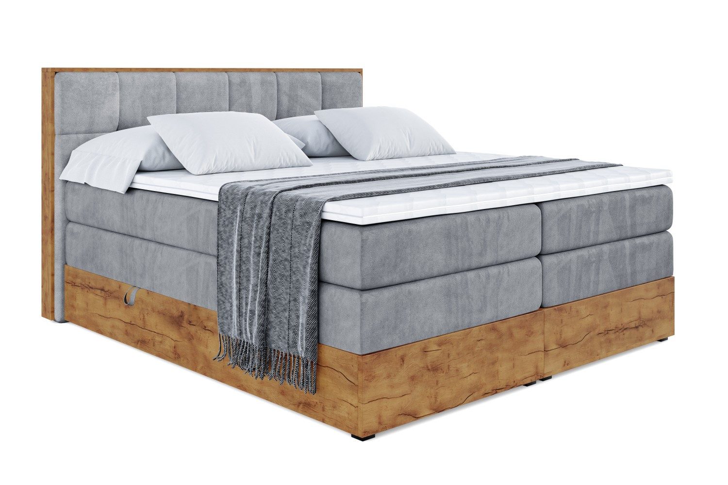 ALTDECOR Boxspringbett LOLLI7 KING (Multipocket-Matratze H4, günstig online kaufen