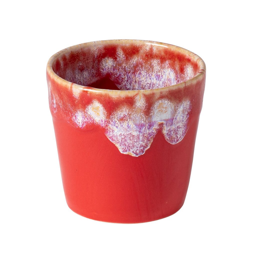 Costa Nova Becher Lungo Grespresso, Rot, 19 cl, 1-tlg., Keramik, 8 x 7,5 cm, 190 ml