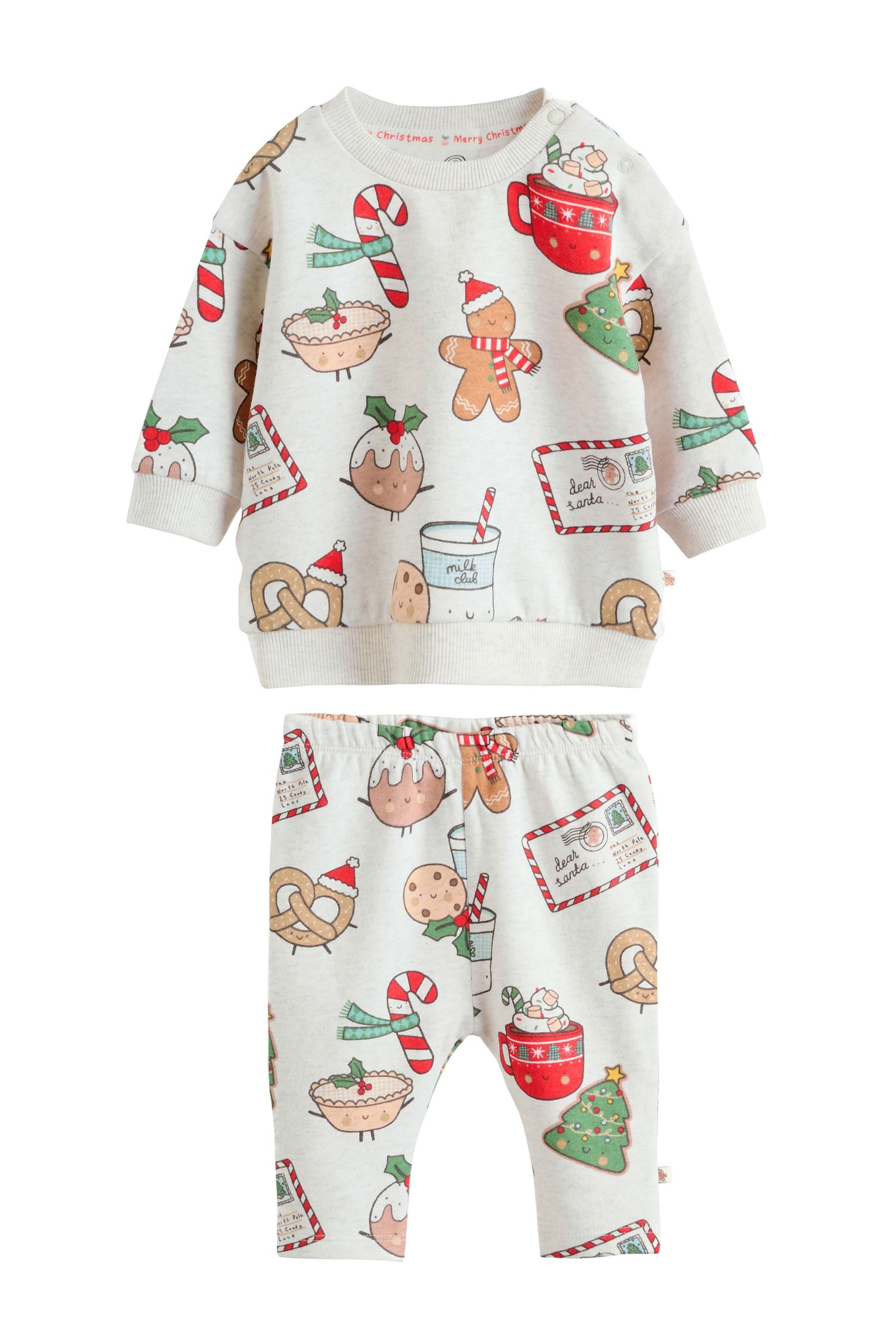 Next Sweatanzug Baby Jogginghose und Sweatshirt, Weihnachten (2-tlg)