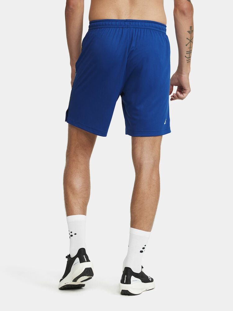 Craft Trainingshose Premier Shorts (rec. Polyester, ergonomisches Design) kurz kobaltblau