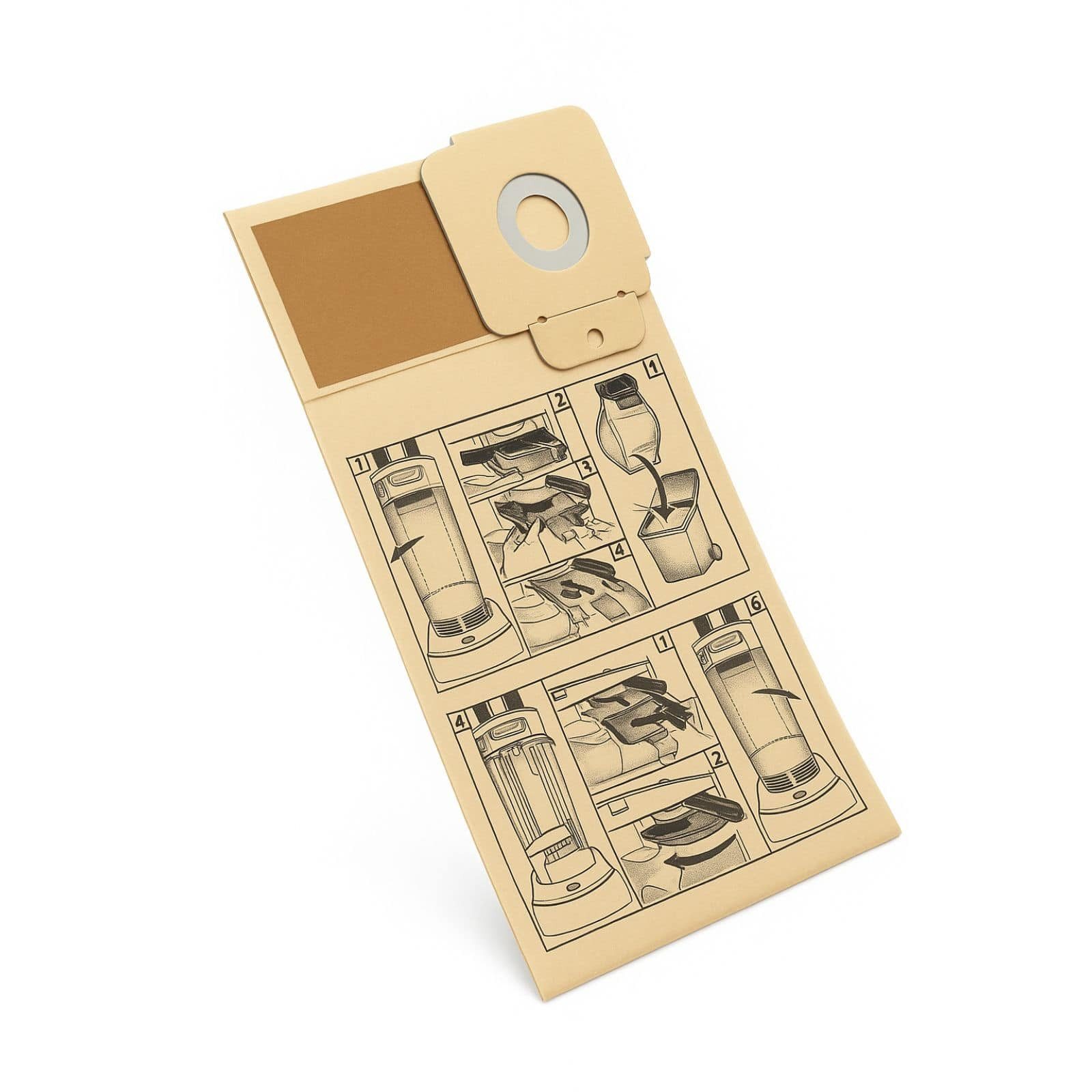 KÄRCHER Staubsaugerbeutel passend für Kärcher CV 48/2 Tornado, 10er-Pack Staubbeutel, passend für Kärcher, 10 St., Original Kärcher Staubsaugerbeutel