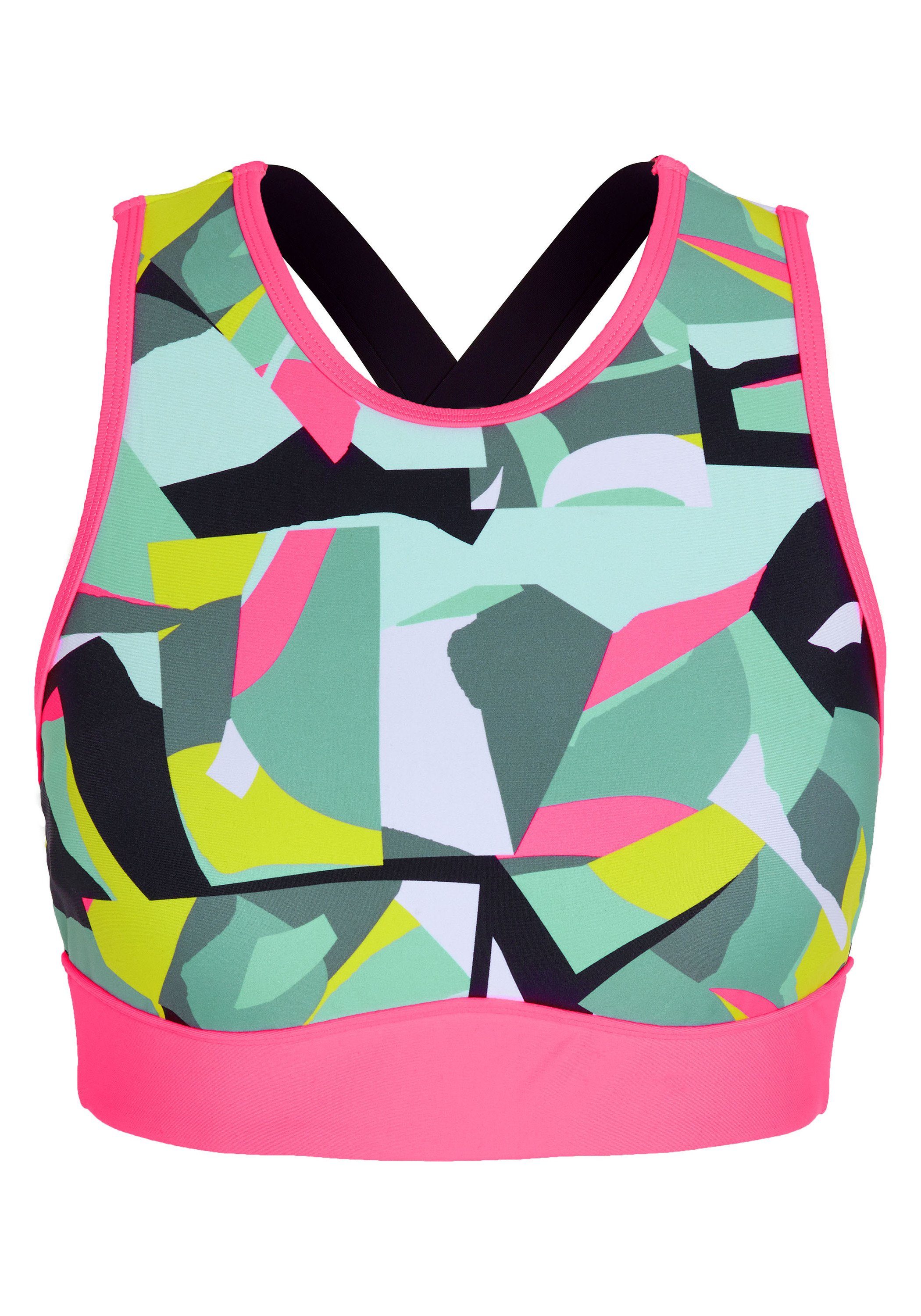 Chiemsee Sport-BH Sportbustier mit trendstarken Allovermuster günstig online kaufen