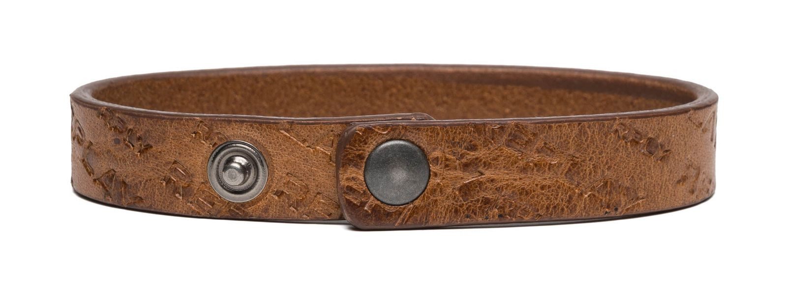 Replay Armband Leather Bracelet, aus echtem günstig online kaufen