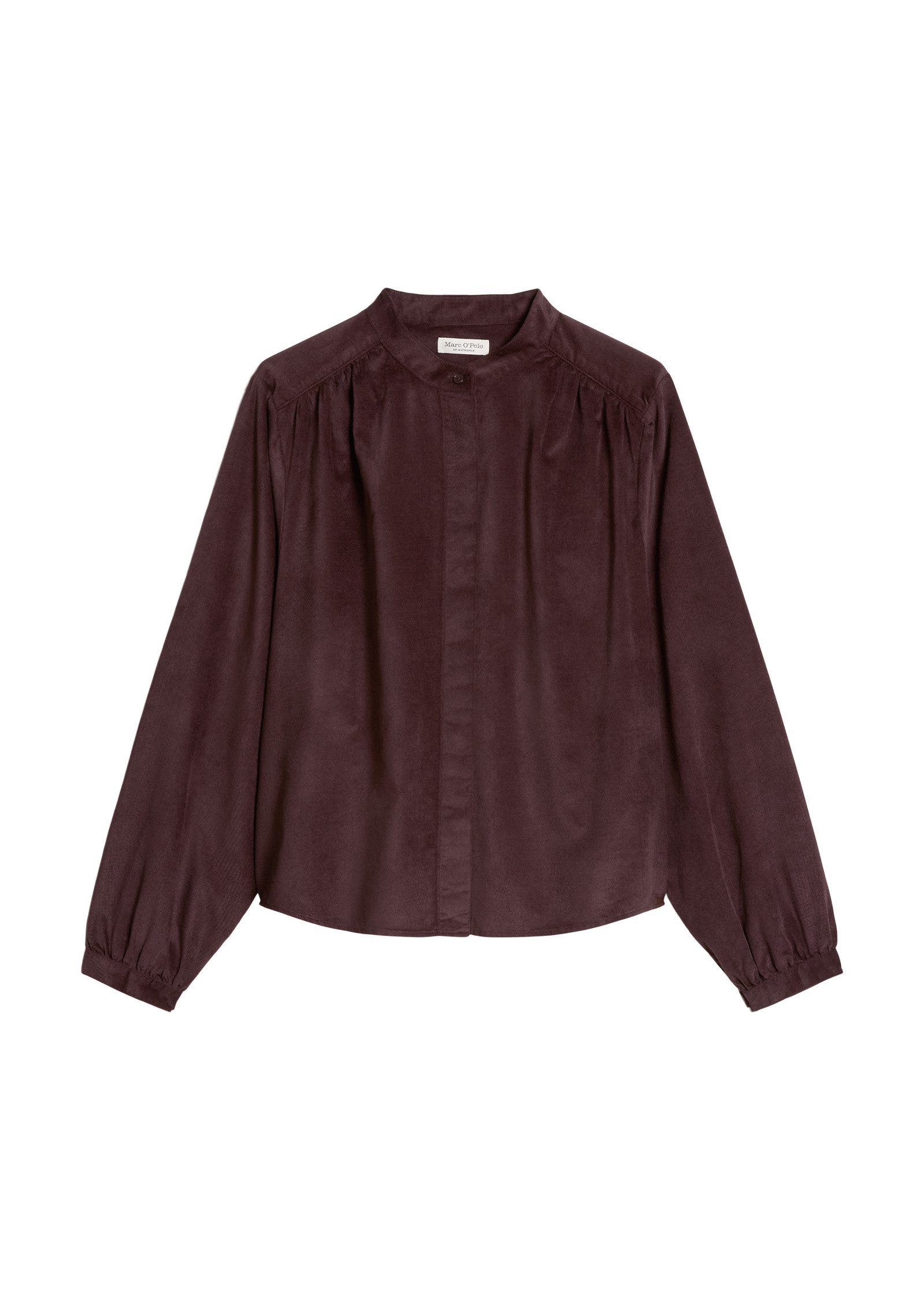 Langarmbluse aus Organic-Cotton-Viskose-Mix