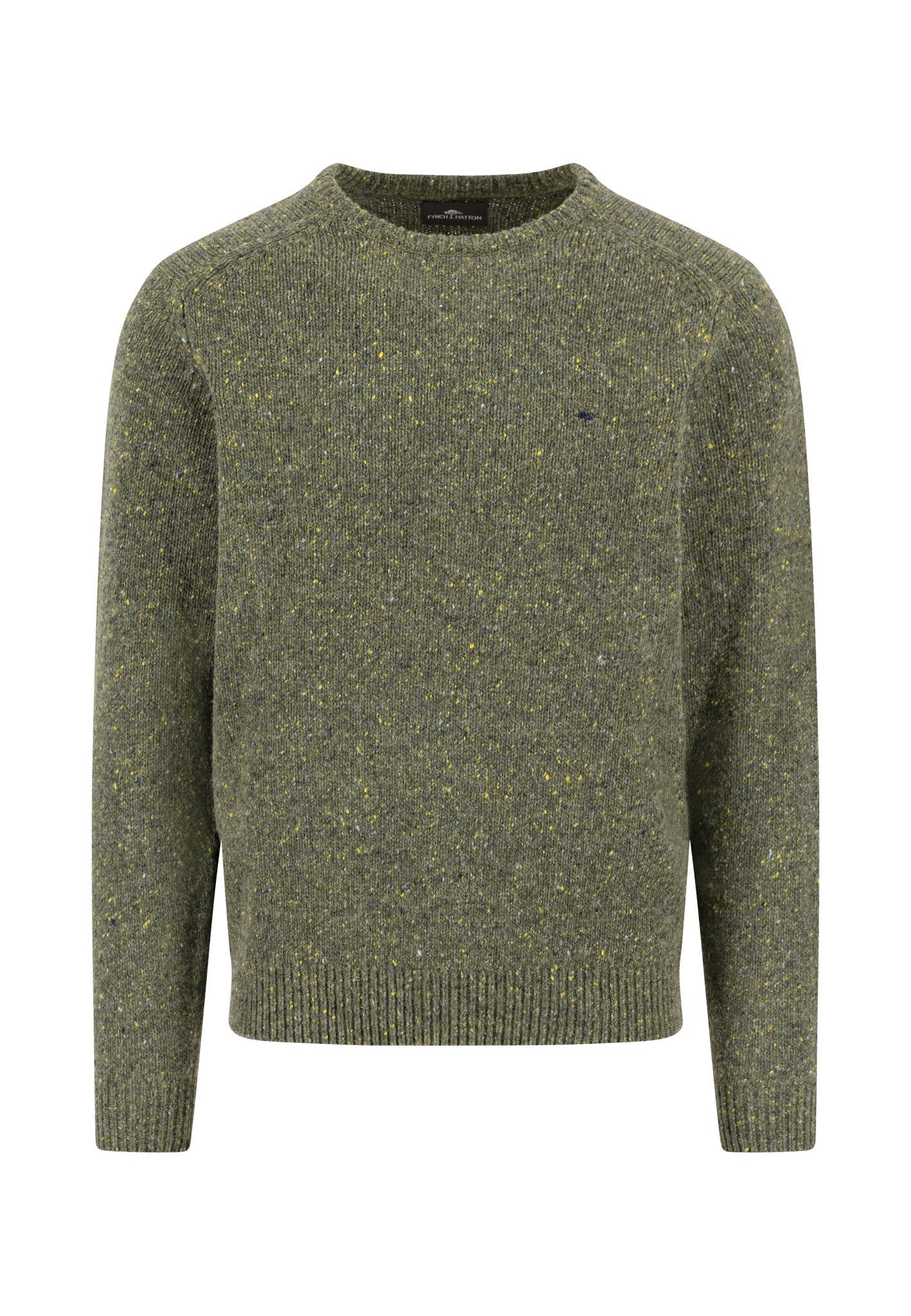 FYNCH-HATTON Strickpullover meliert, mit Rundhals günstig online kaufen