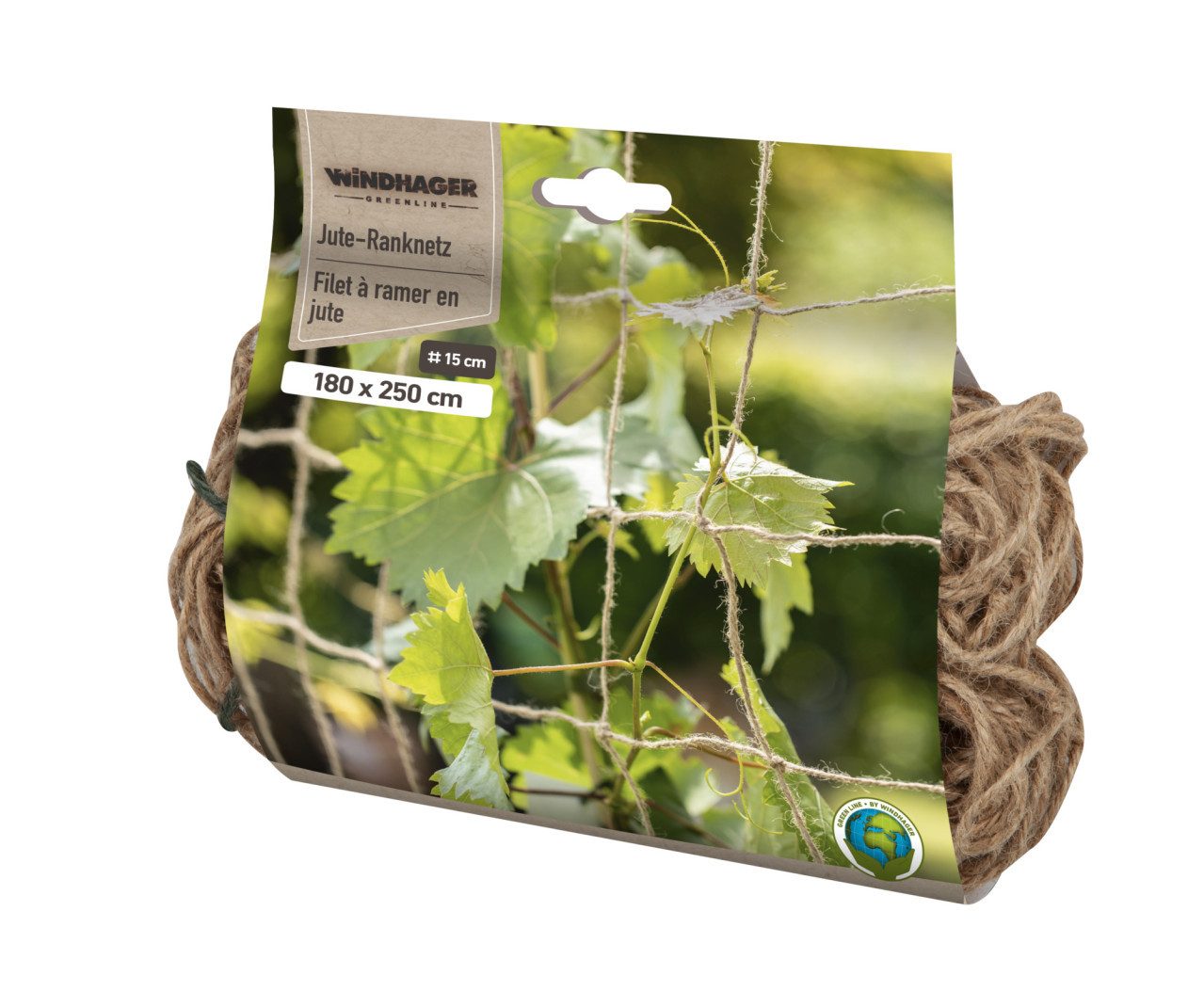 Windhager Rankhilfe Windhager Jute Ranknetz 180 x 250 cm
