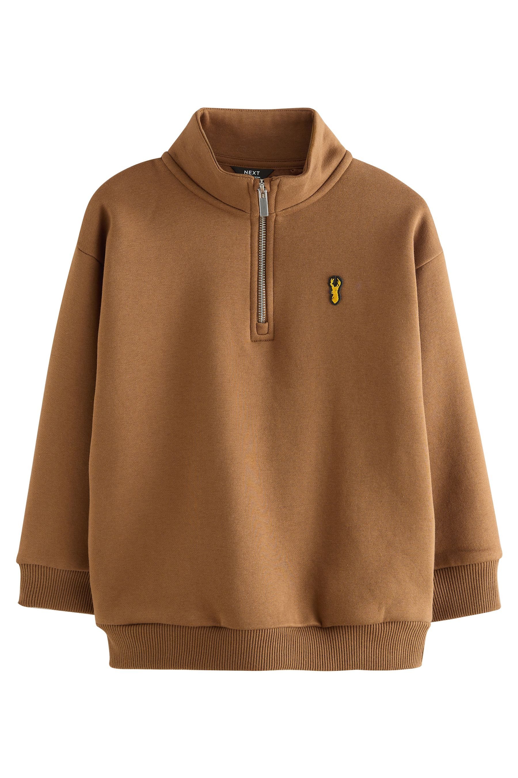 Next Sweater Sweatshirt mit Reißverschlusskragen (1-tlg)