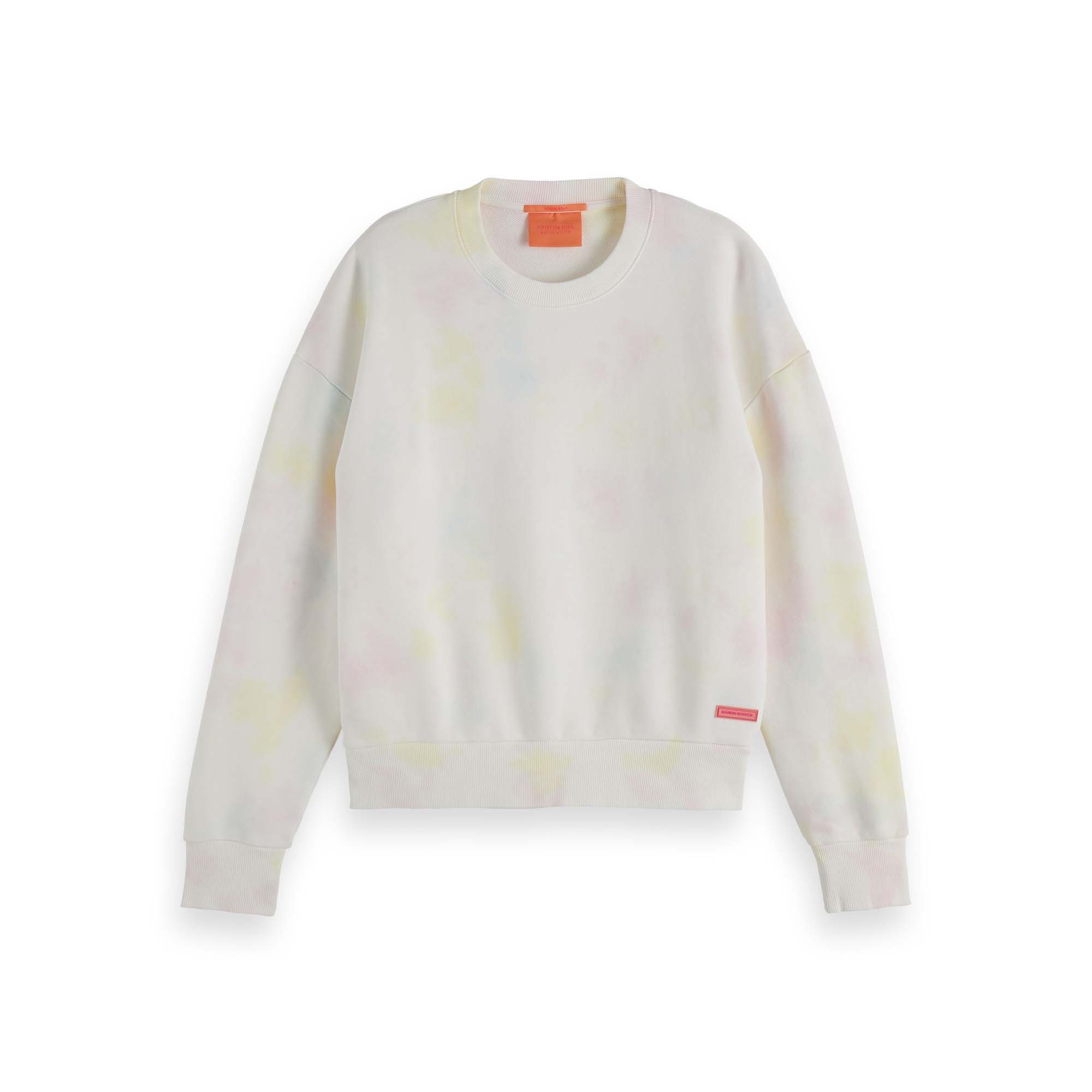 Fleecepullover Maison Scotch Damen Sweatshirt Tie Dye Sweat 157465