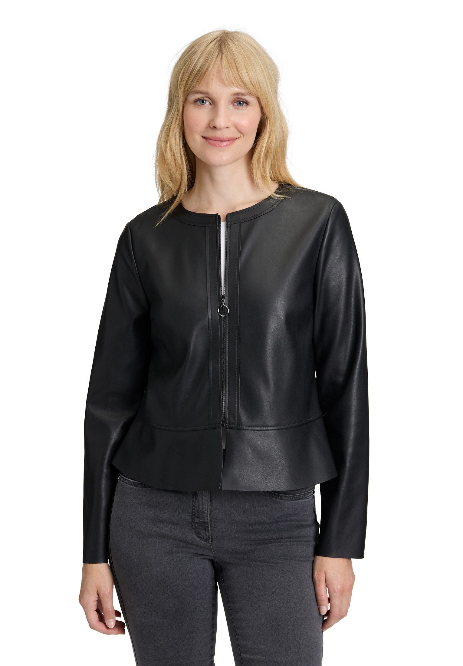 Jackenblazer Betty Barclay Kurzblazer mit Reißverschluss