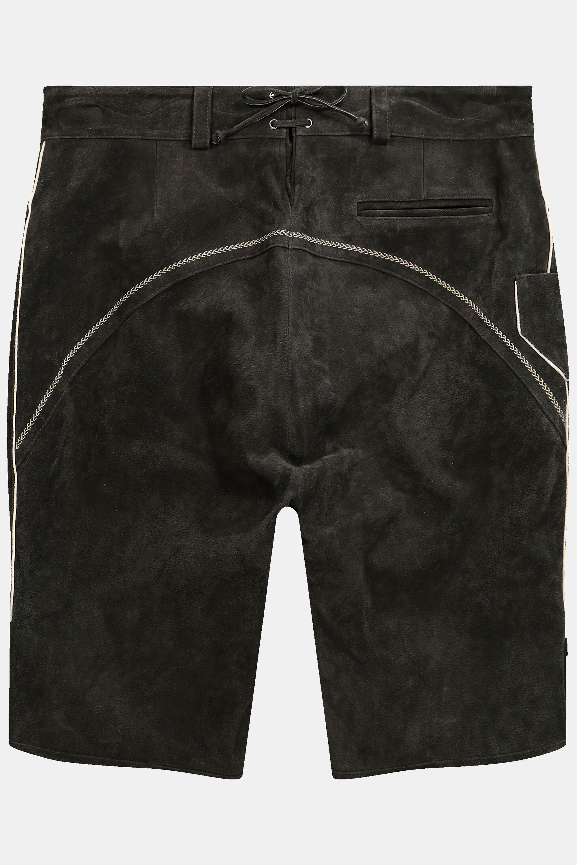 Men Plus Lederhose Trachten-Lederhose echtes Leder Stickereien