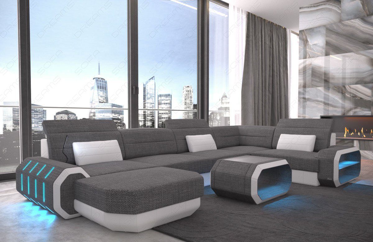 Sofa Dreams Wohnlandschaft Stoff Polster Designer günstig online kaufen