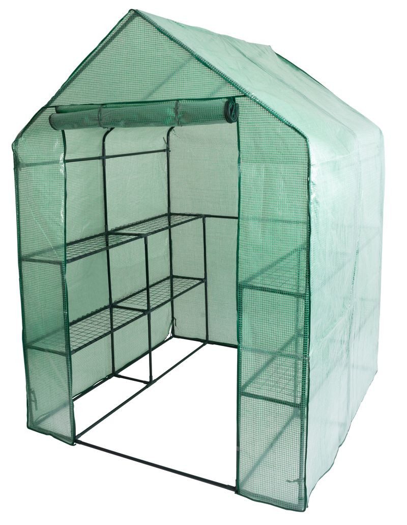 PROREGAL® Gewächshaus PIVY großes Gewächshaus, HxBxT 193x142x142cm, 6 Böden, Grün, Garte