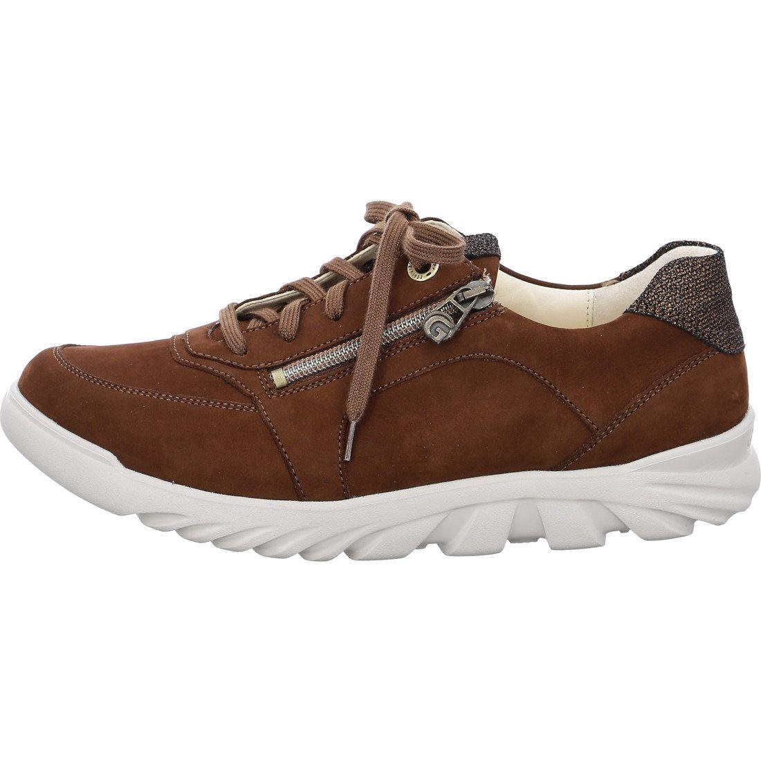 Materialmix Schuhe, 050276 braun Sneaker Sneaker Haylie Ganter - Ganter