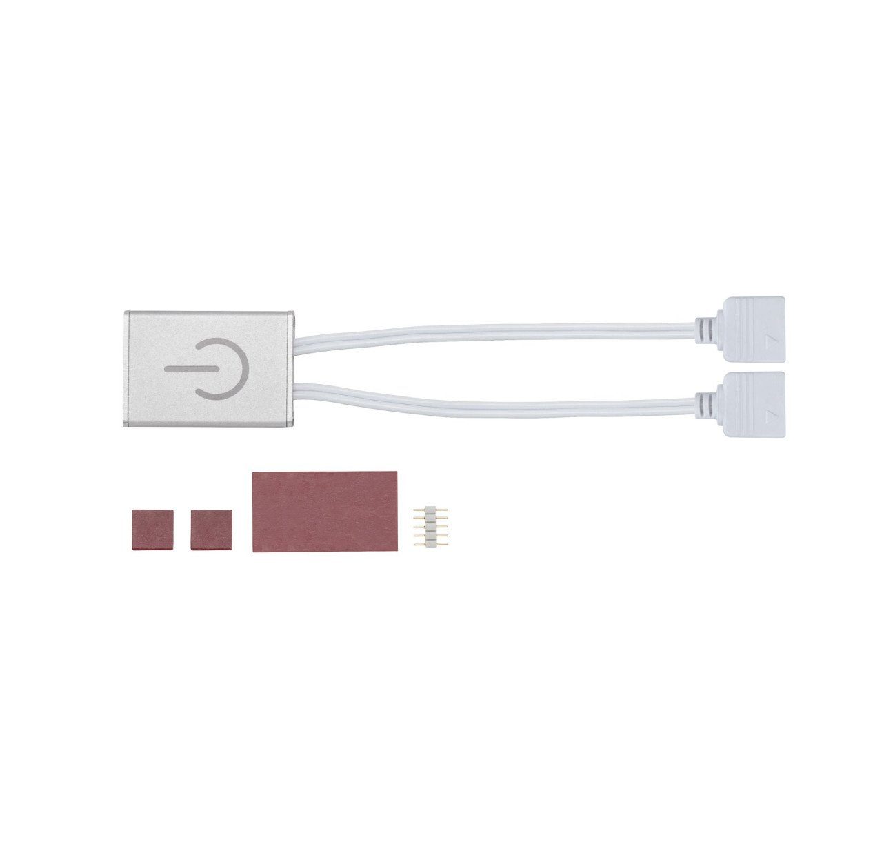 LED-Streifen Paulmann MaxLED Touch Switch silber