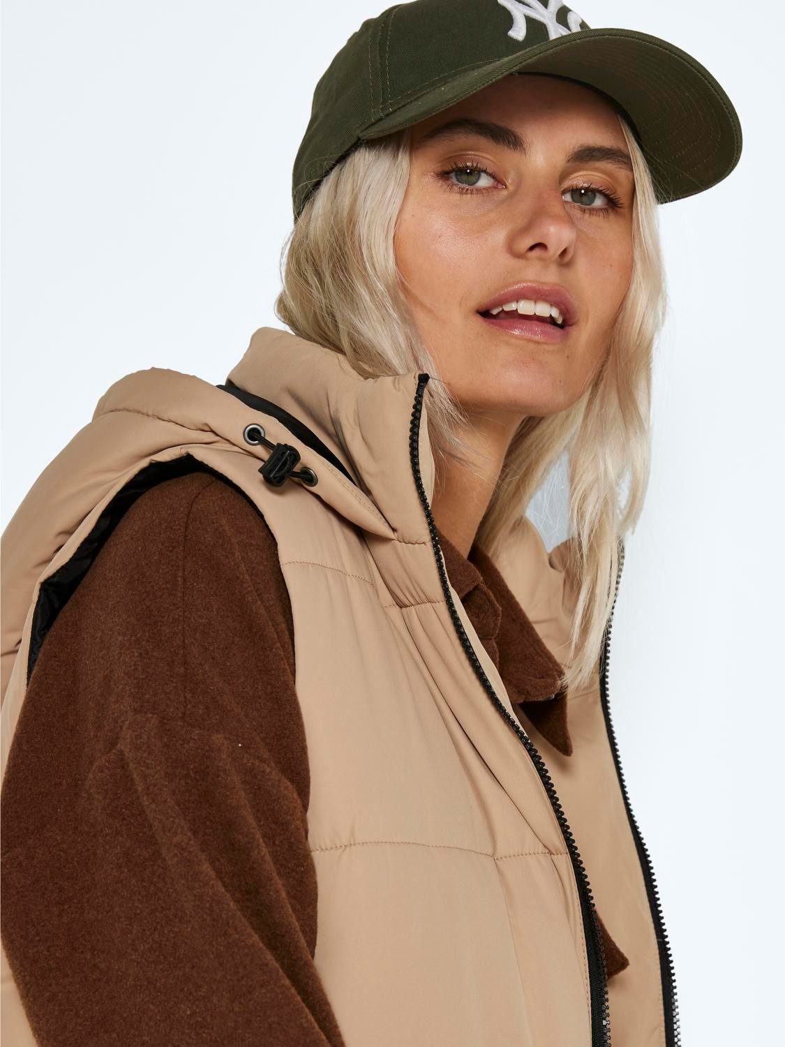 Noisy may Steppweste NMAURORA HOOD VEST NOOS