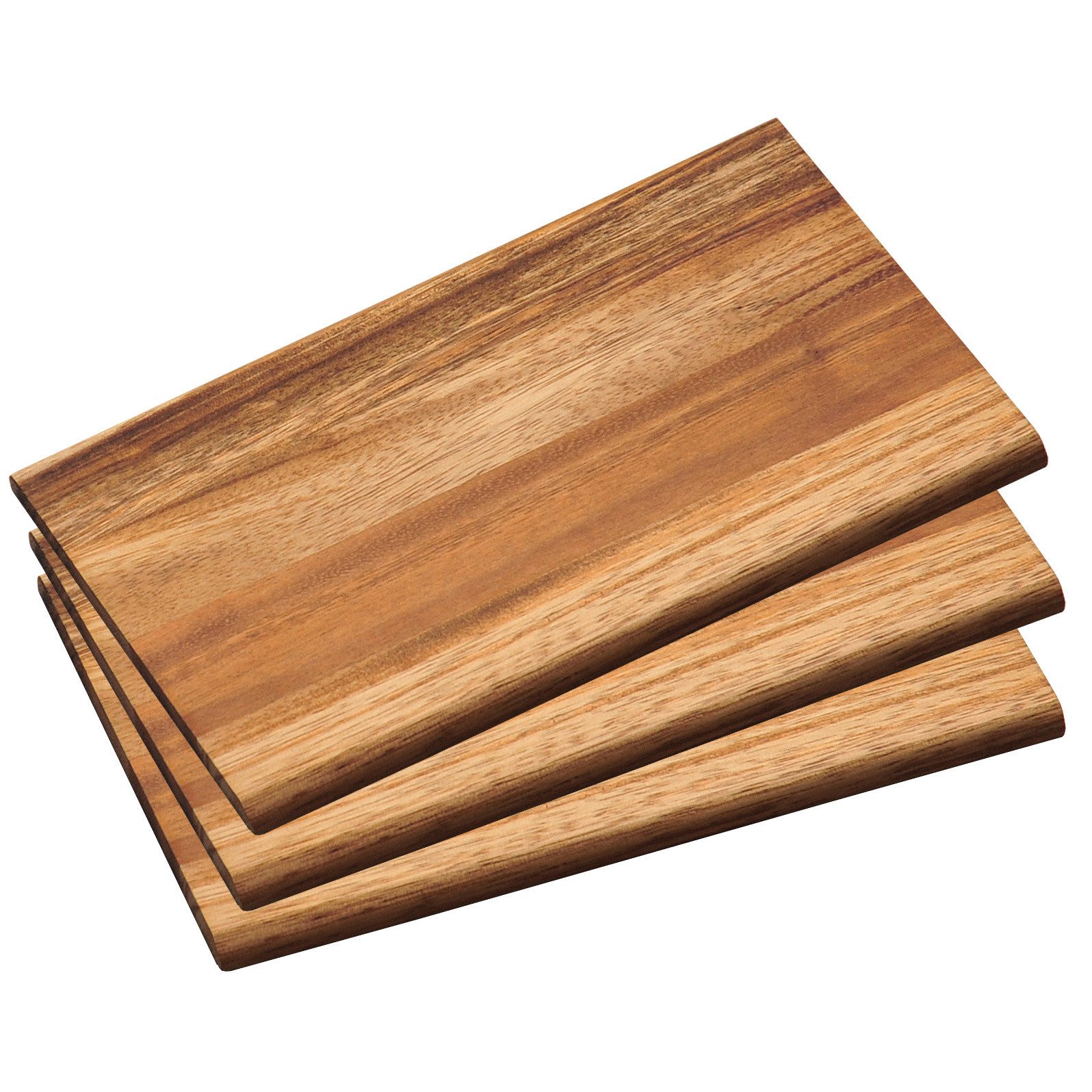 Kesper Schneidebrett Servierbretter, 3er-Set, Akazienholz, 23 x 15 cm, Kesper, Akazienholz