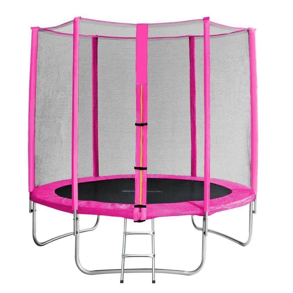 SixBros. Gartentrampolin Gartentrampolin Pink - 2,45M 8FT TP245/1610