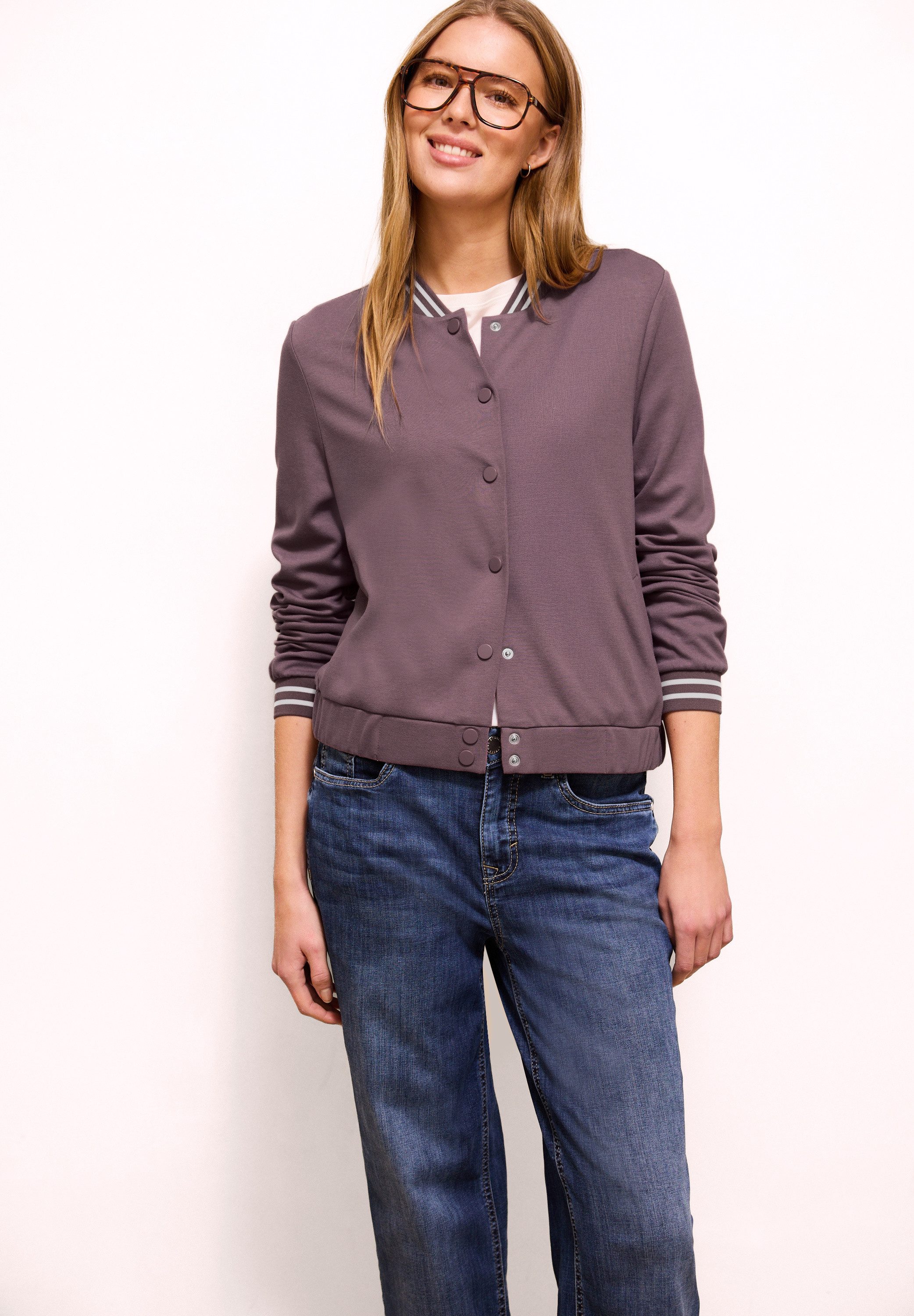 STREET ONE STUDIO Blouson mit College-Style Details günstig online kaufen