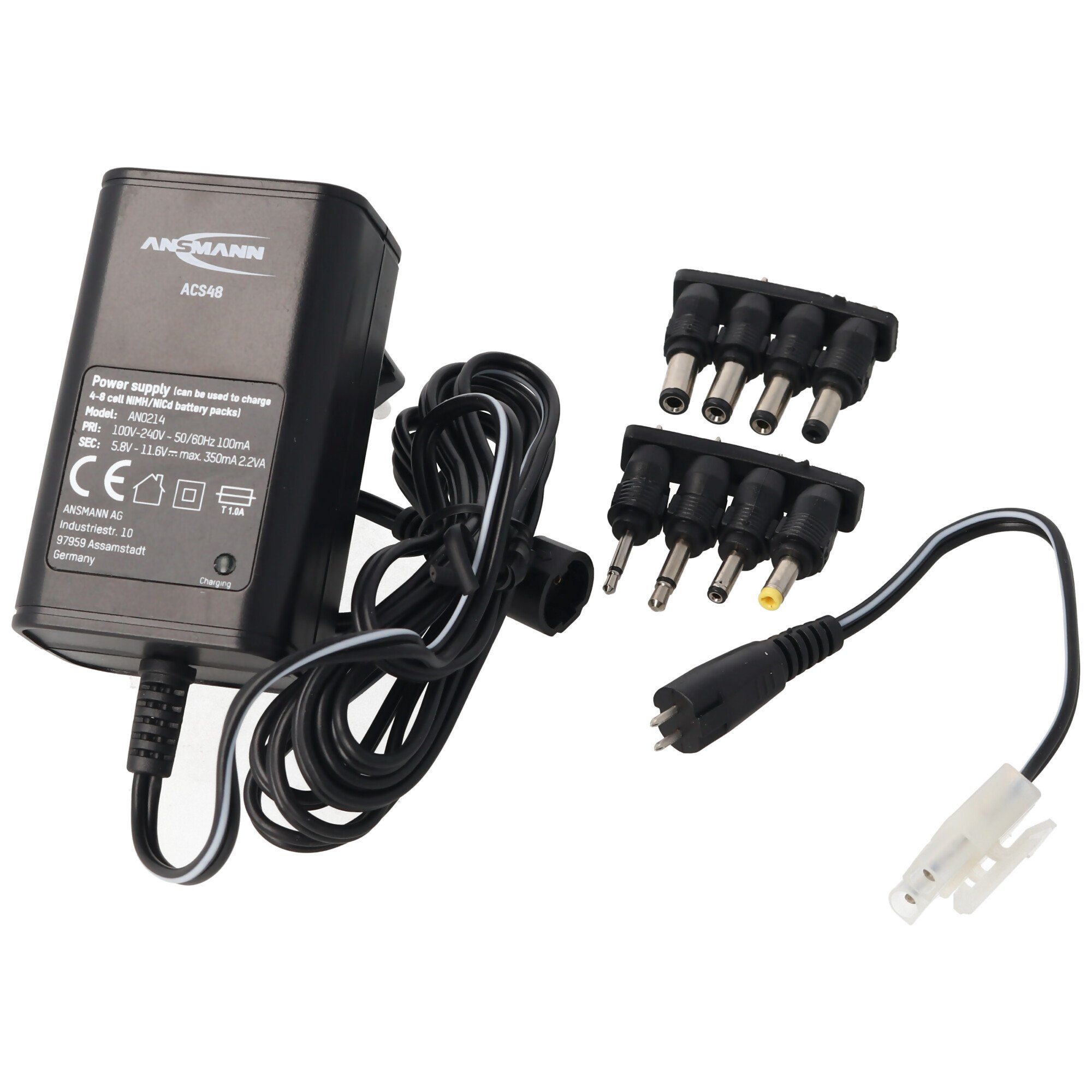 ANSMANN® Ansmann Ladegerät ACS48 1001-0024 Akkupacks - 9,6 Akku-Ladestation für 4,8 Volt