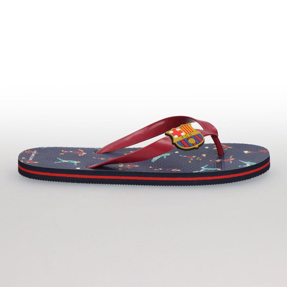 FC Barcelona Flip Flops Erwachsene Badeschuhe für Sommer Badeschuh (Packung)