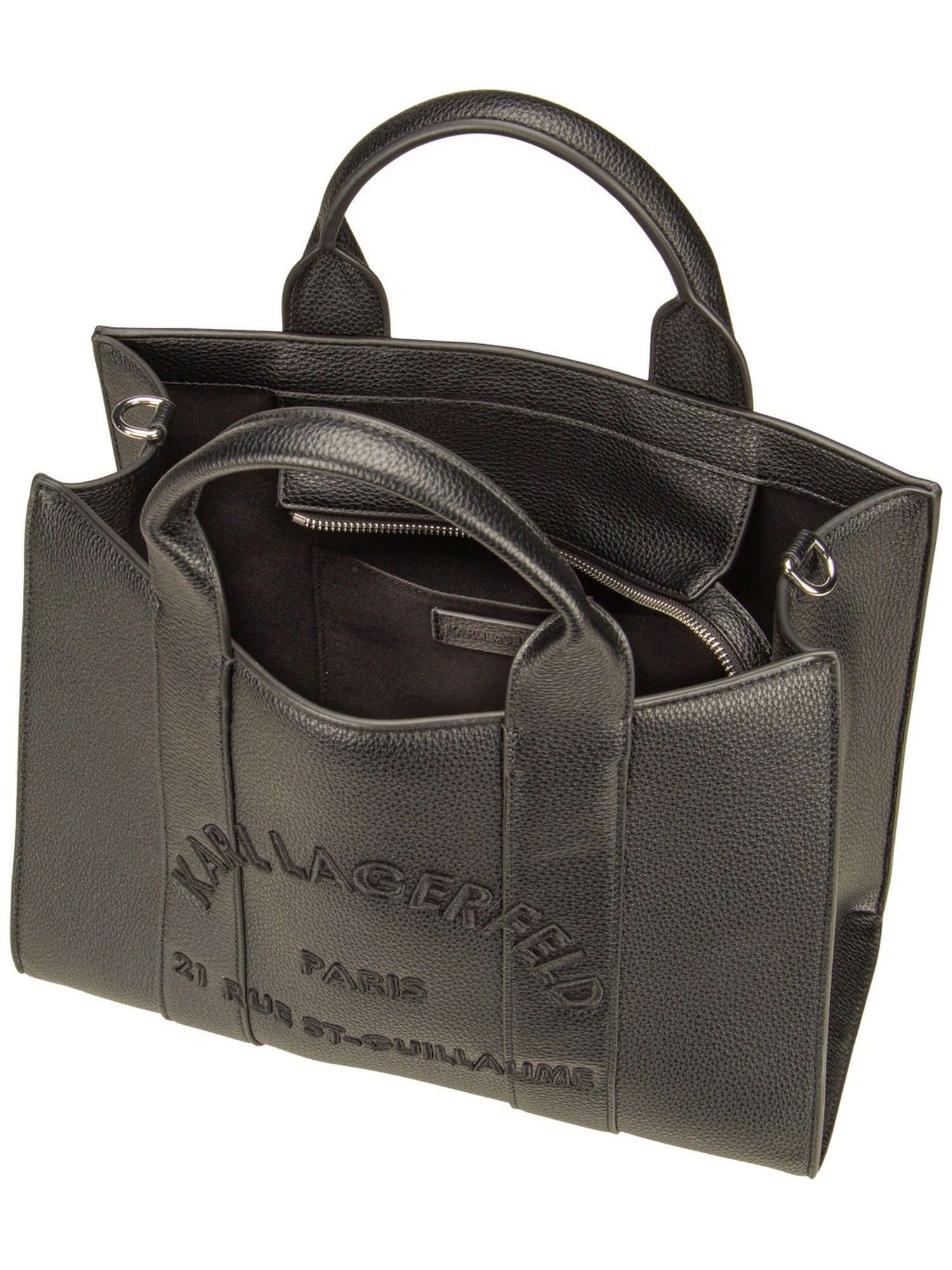 KARL LAGERFELD Handtasche K/RSG MD Square Tote Peb Emb, Tote Bags