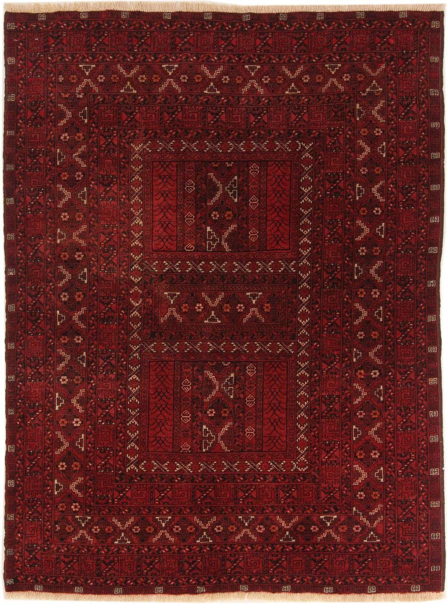 Orientteppich Afghan Mauri 149x207 Handgeknüpfter Orientteppich, Nain Trading, rechteckig, Höhe: 6 mm | Kurzflor-Teppiche