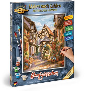 Schipper Malen nach Zahlen Meisterklasse Klassiker - Dorfgässchen, Made in Germany