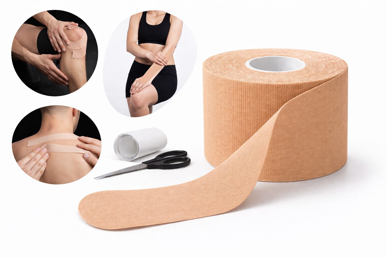 Lorey Medtec Kinesiologie-Tape Kinesiologisches Tape, Kinesiology Tape, Kinesiologie Tape, 6 Stk