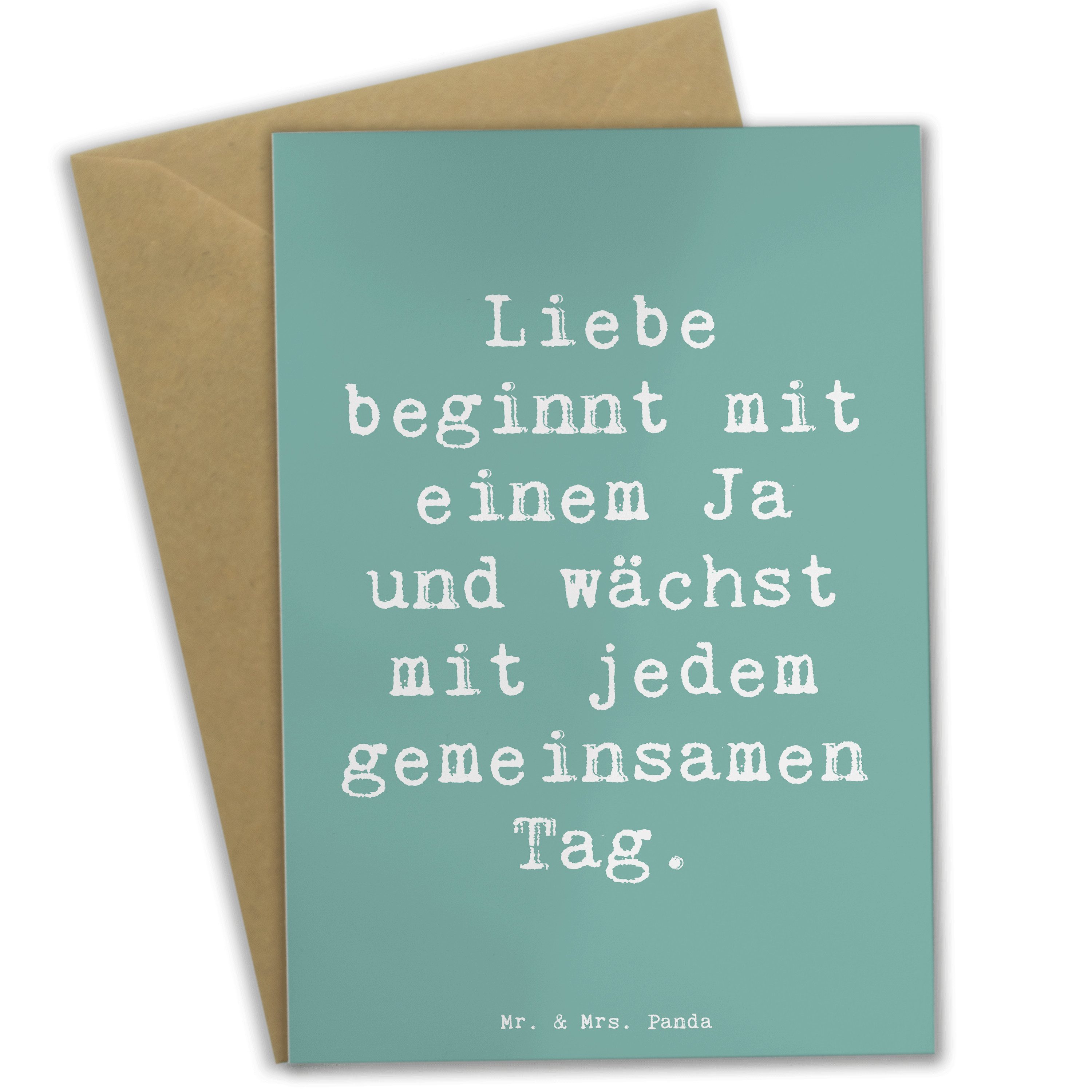Grußkarte Hochzeit Liebe - Meeresbrise - Geschenk, Heirat, Design, Karte, Gesch