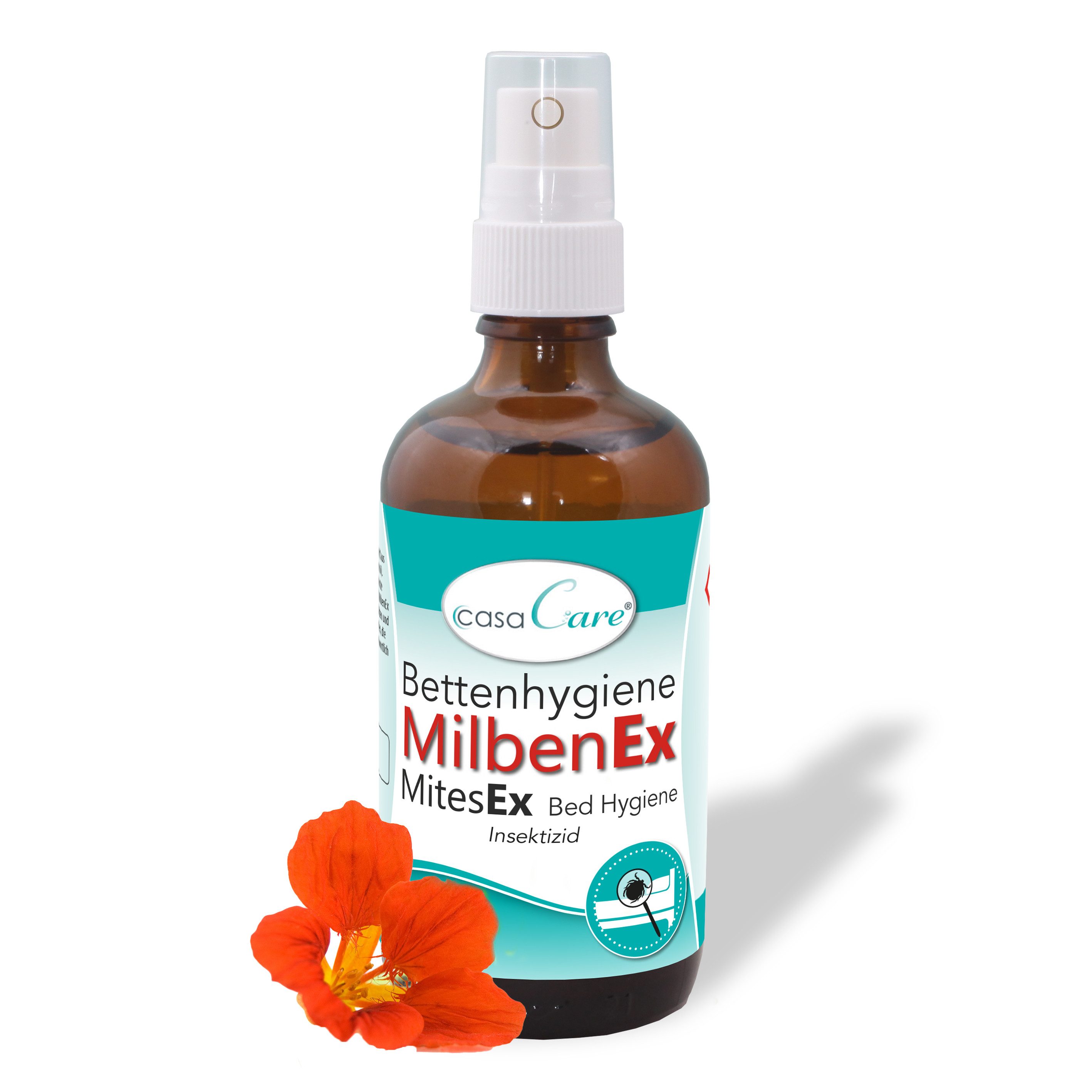 cdVet Milbenspray casaCare MilbenEx Bettenhygiene, 0,1 l, für einen langanhaltenden Schutz vor Plagegeistern