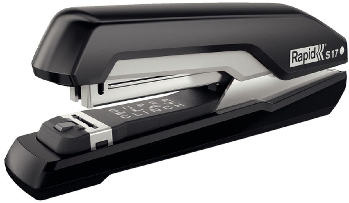 Rapid Heftgerät Heftgerät Supreme S17 Metall 30 Blatt schwarz/grau