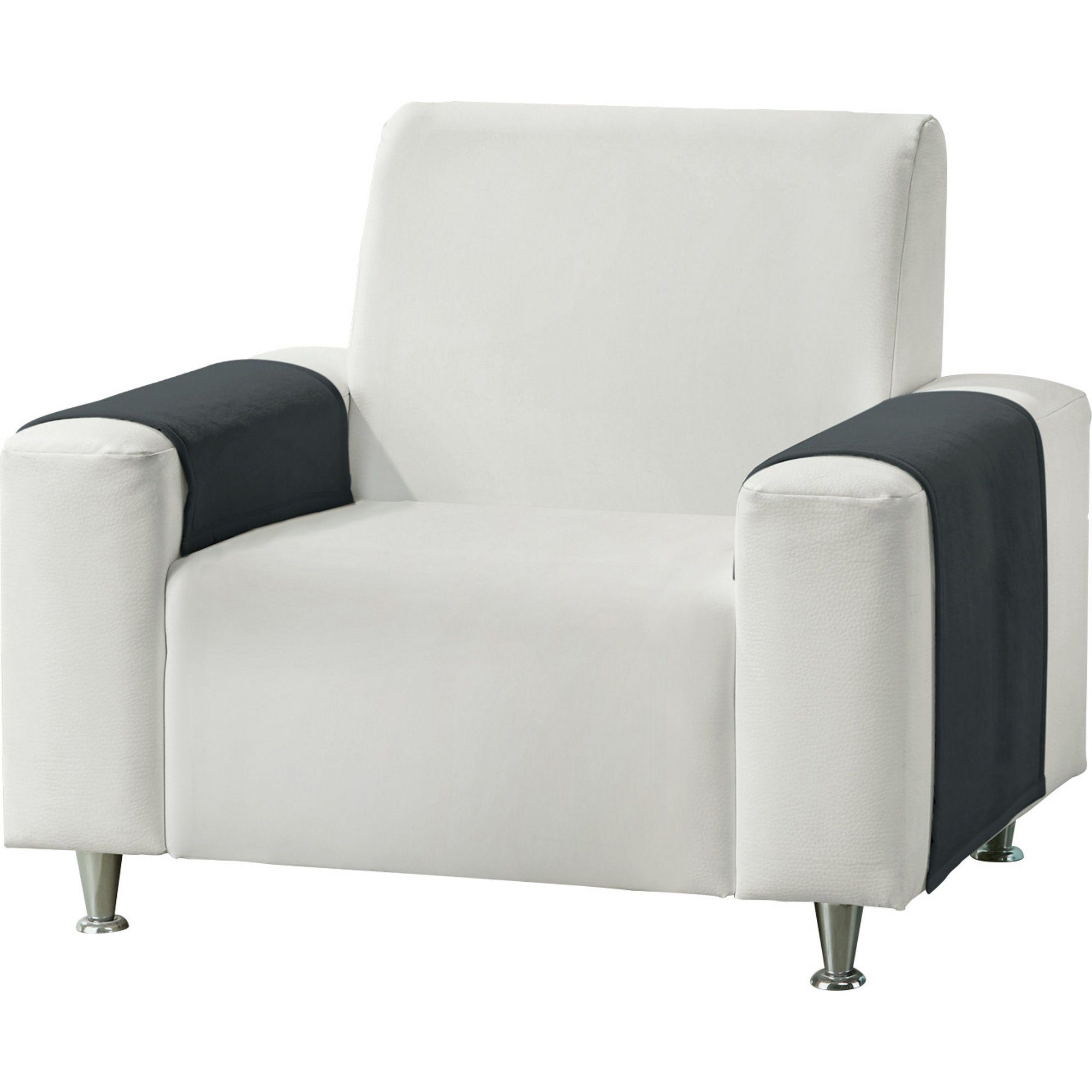 Erwin Müller Sofaläufer Armlehnenschoner "Triest" 2er-Pack, Baumwollmischung Uni